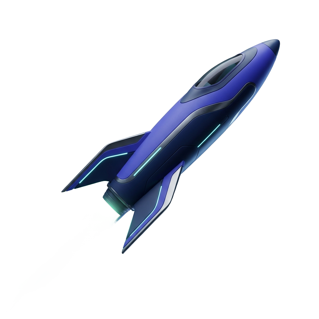 Rocket ascending